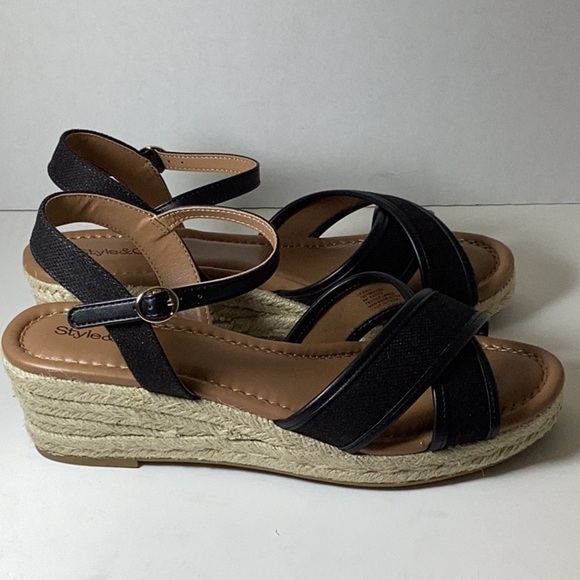 Style & Co Women's Leahh Strappy Espadrille Wedge Sandals - Picture 8 of 12